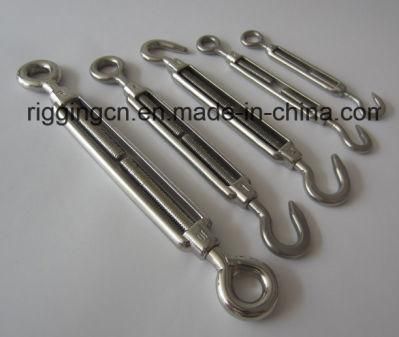 Stainless Steel Turnbuckle in Hook to Eye, Eye to Eye, Hook to Hook, Grade 316 or Grade 304