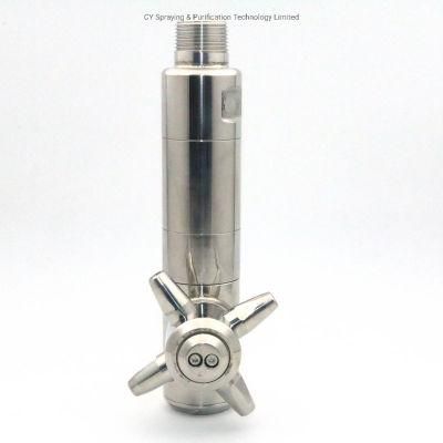High Impacting Stainless Steel 4 Head Rotary Tank Nozzle Washing Jet Head Spray Rotary Water Jet Nozzle