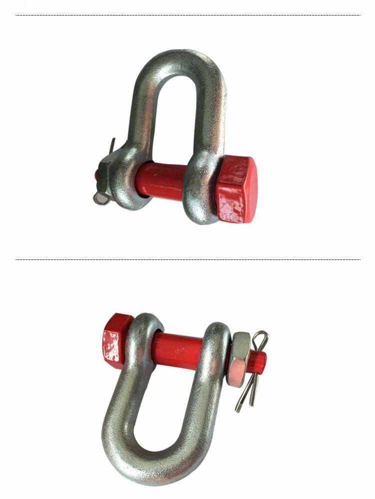 U. S Type Drop Forged Bolt Type G2150 Dee Shackle