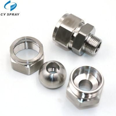 Stainless Steel Adjustable Ball Fitting, 36275 Adjustable Ball Swivel Nozzle