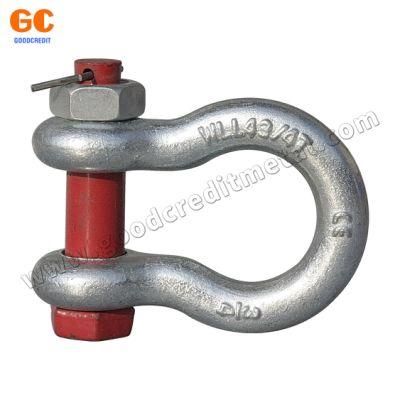 Us Type Drop Forged G-2130 Safety Bolt Bow Shackle