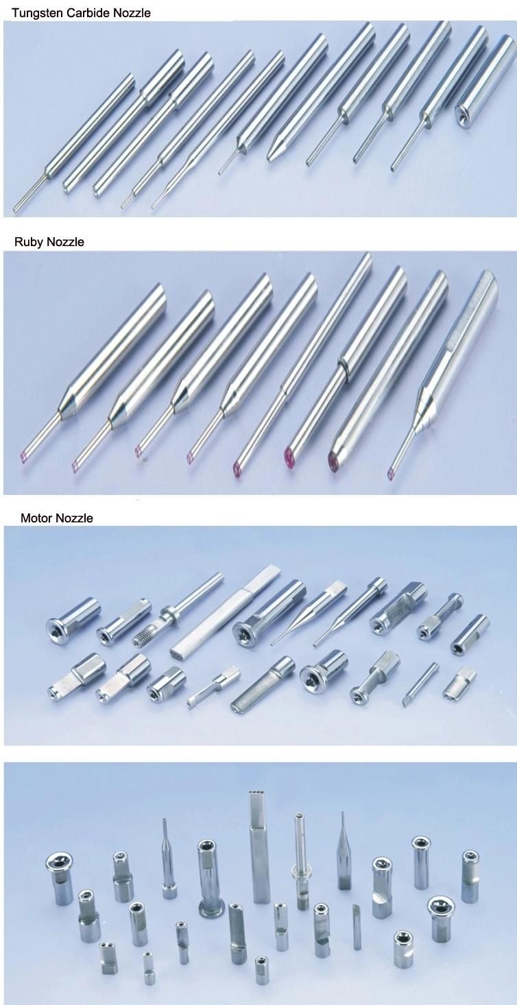 Diamond Polished Mirror Surface Hard Ruby Tipped Tube Coil Winding Neddle Motor Wire Guide Ruby Nozzle
