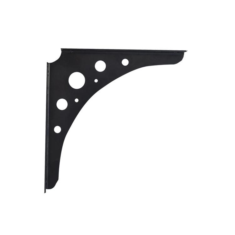 Satin Black European Style Bracket for Shelving