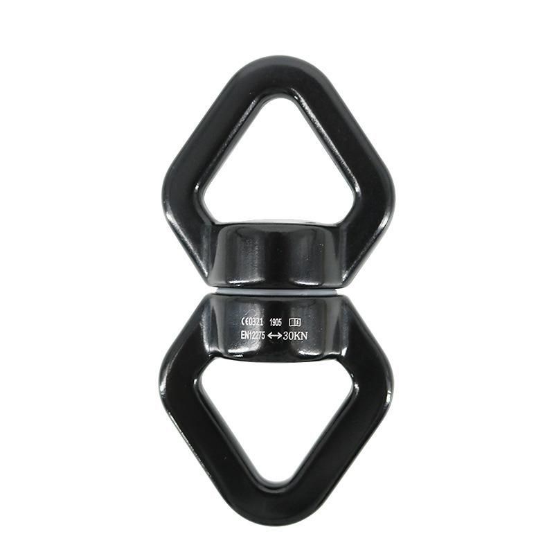Kingslings Climbing 30kn Yoga Swing Carabiner Gold Swivel 360 Swivel Hook