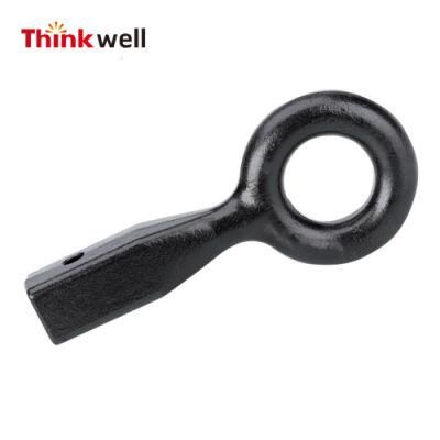 Forged Black Recovery Eye Tow Hook