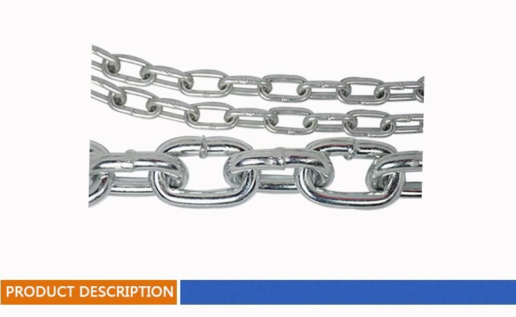 Galvanized Carbon Steel Industrial Link Chain Made in China