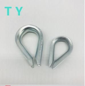 European Type Commercial Electro Galvanized Wire Rope Thimble