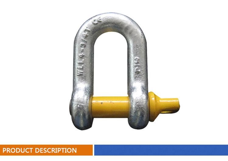 Galvanized Forged Screw Us Type G210 Screw Pin D Shackle
