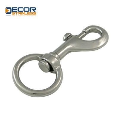 Stainless Steel Swivel Bolt Snap With Ring