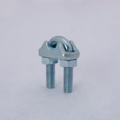 Malleable Wire Rope Clip, Zinc Plated