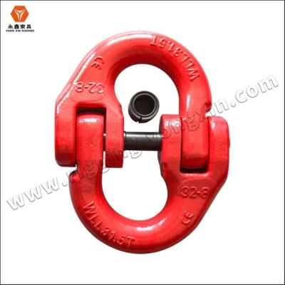 10mm G80 Alloy Steel CE Standard Wll 3.15t Painted Red Color Chain Connecting Link