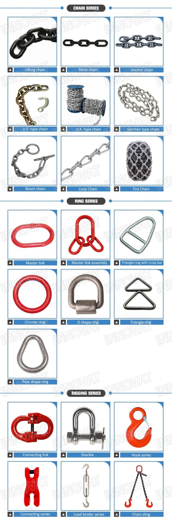 G80 Welded Round Link Lifting Chain