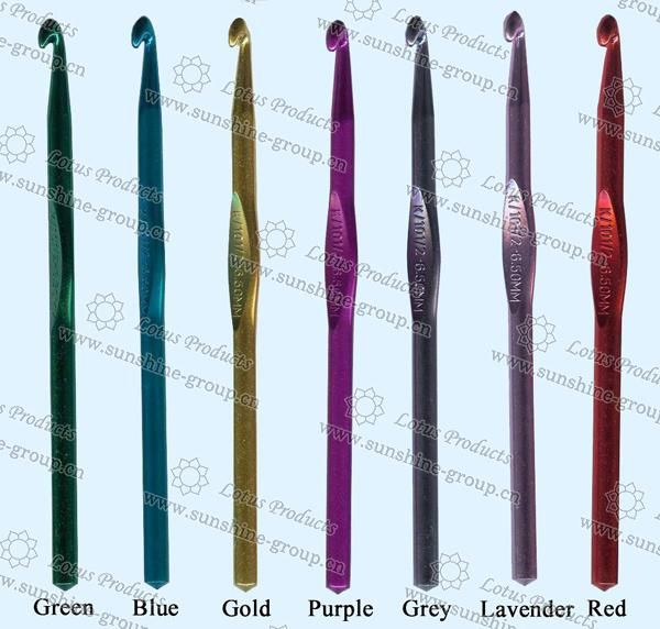 High Quality Colorful Aluminium Crochet Hook