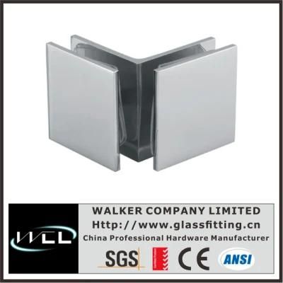 Square Glass to Glass 90 Degree Glass Clip (BC202-90)