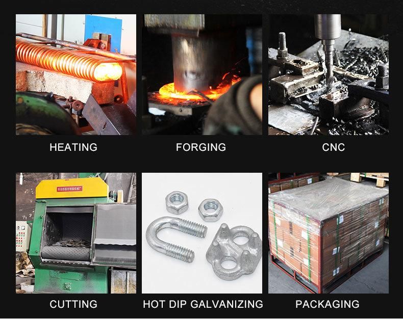 Drop Forged Hot DIP Galvanized G450 Us Type Wire Rope Clip