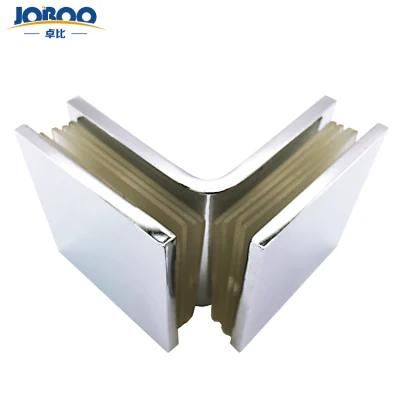 Factory Customized Metal Copper Right Angle Straight Edge 90 Degree Shower Room Glass Door Holder Clamp Clip