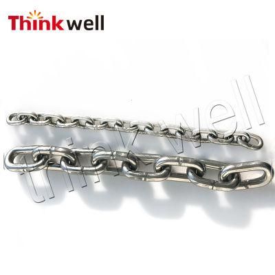 Us Type Stainless Welded Iron Round Link Chain for Wholesale