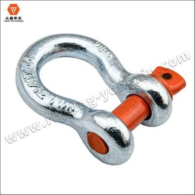 4.75ton 6.5ton Paint Screw Pin G209 Bow Shackle for Lifting