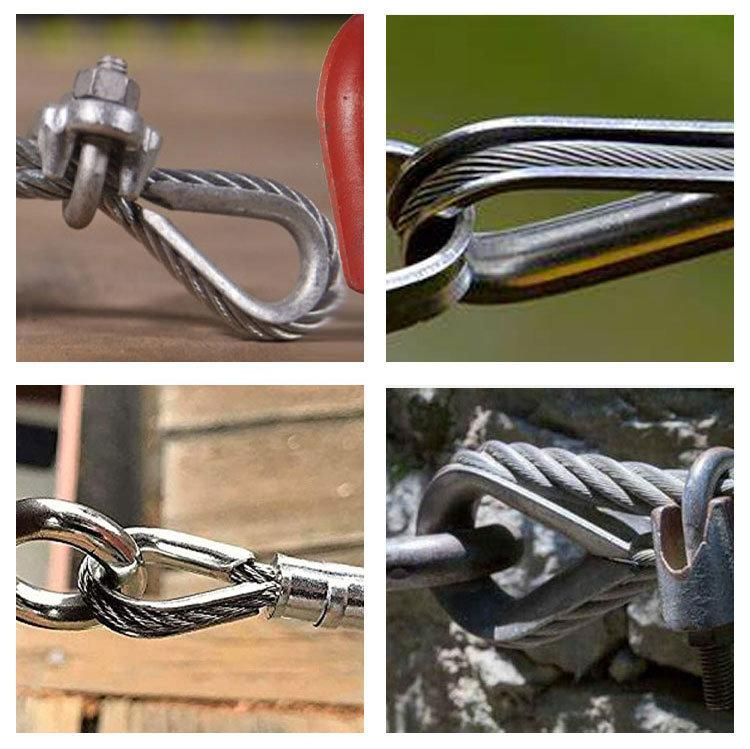 Hot DIP Galvanized European Type Wire Rope Thimble