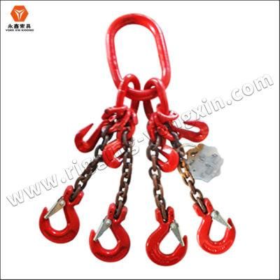 Jiulong High Quality G80 Four Legs Lifting Chain Sling 6mm to 13mm