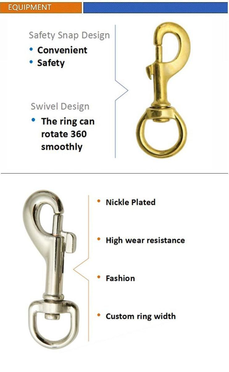 Brass Swivel Snap Hook for Dog