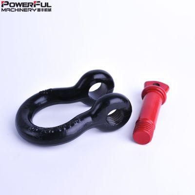 Galvanized Us Type Drop Forged G209 Screw Pin Bow Shackle