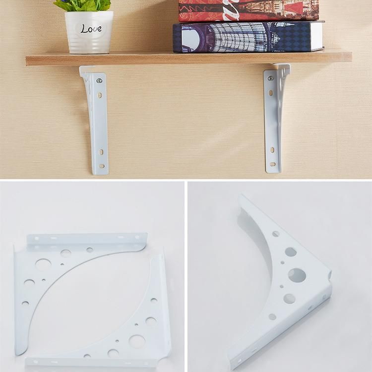 Customized Floating Wall Shelf High Quality Metal Home Shelf Bracket Triangle Stainless Steel Commodities Supporters