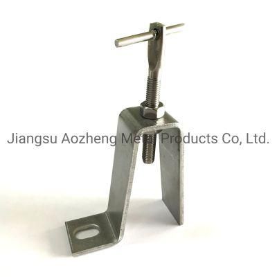 Stainless Steel Z Bracket with Pin Flat Bot for Marble Fixing System