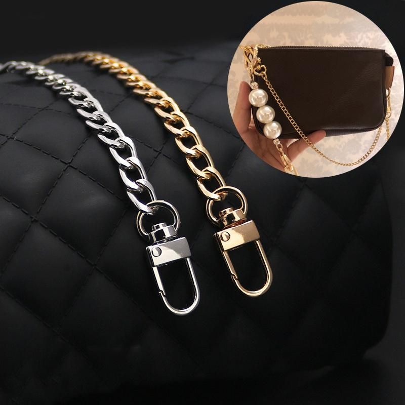 Women Adornment Custom Metal Chain Purse Straps Bag Parts Bags Chains Gold Belt Metal for Handbags Chain Accessories
