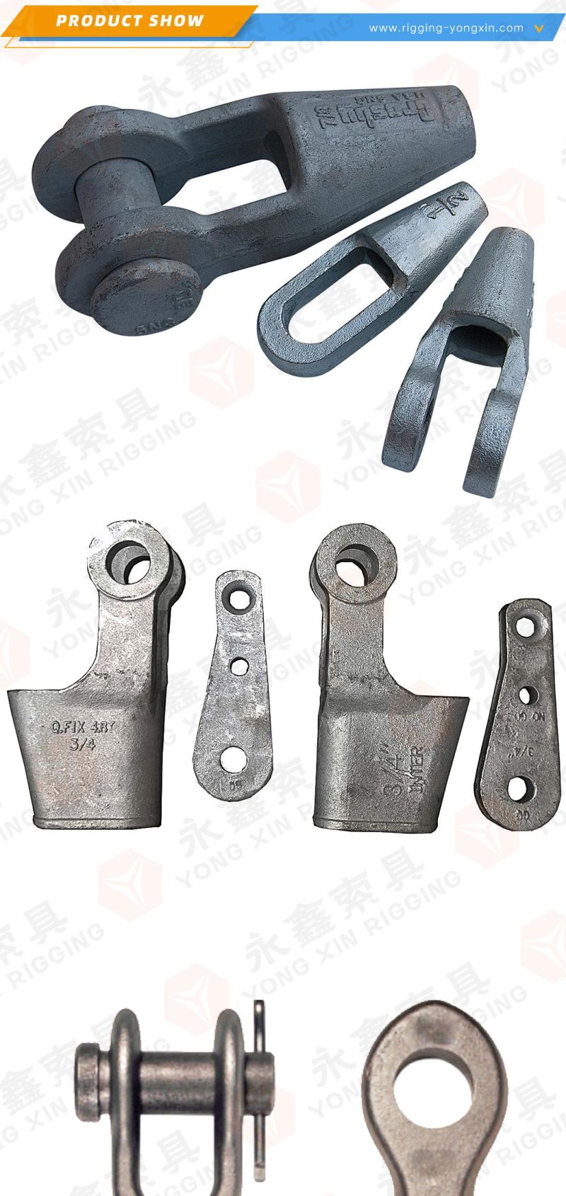 Us Standard Zinc Plated Galvanized G416 Grooved Open Spelter Socket