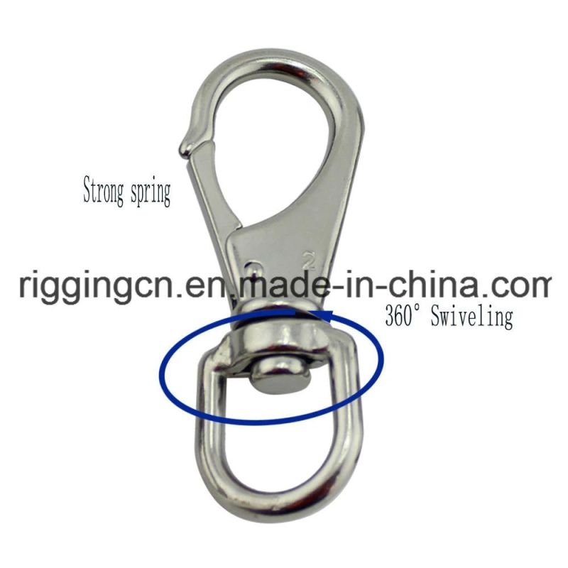 Stainless Steel Swivel Eye Hook for Pet Chain Hook Rope Hook