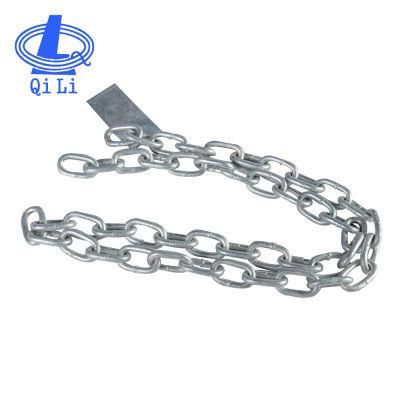 DIN766 Electro Galvanized Short Link Anchor Chain