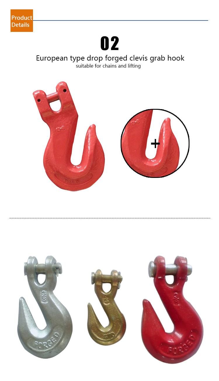 High Quality Austrilian Type Clevis Grab Hook