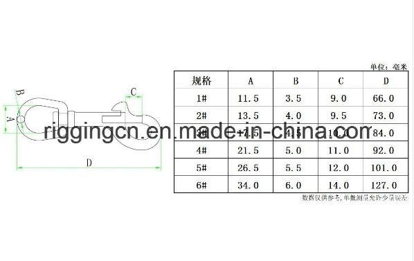 Swivel Pet Link Hook in SS316 Materials