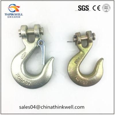 Wholesale Forged Carbon Steel G70 Clevis Slip Lifting Hook with Latch