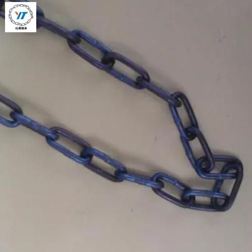 DIN763 Welded Long Link Chain Black Polishing Chain