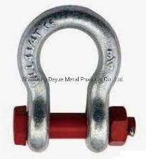 High Tensile Steel Cable Crane Lifting Omega Shaped Bow Shackle Manufacturer