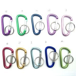 Quick Release Aluminum Hook for Keychain Carabiner Camping Spring Snap Clip