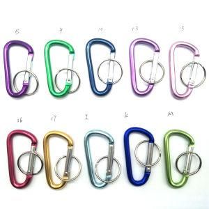 Quick Release Aluminum Hook for Keychain Carabiner Camping Spring Snap Clip