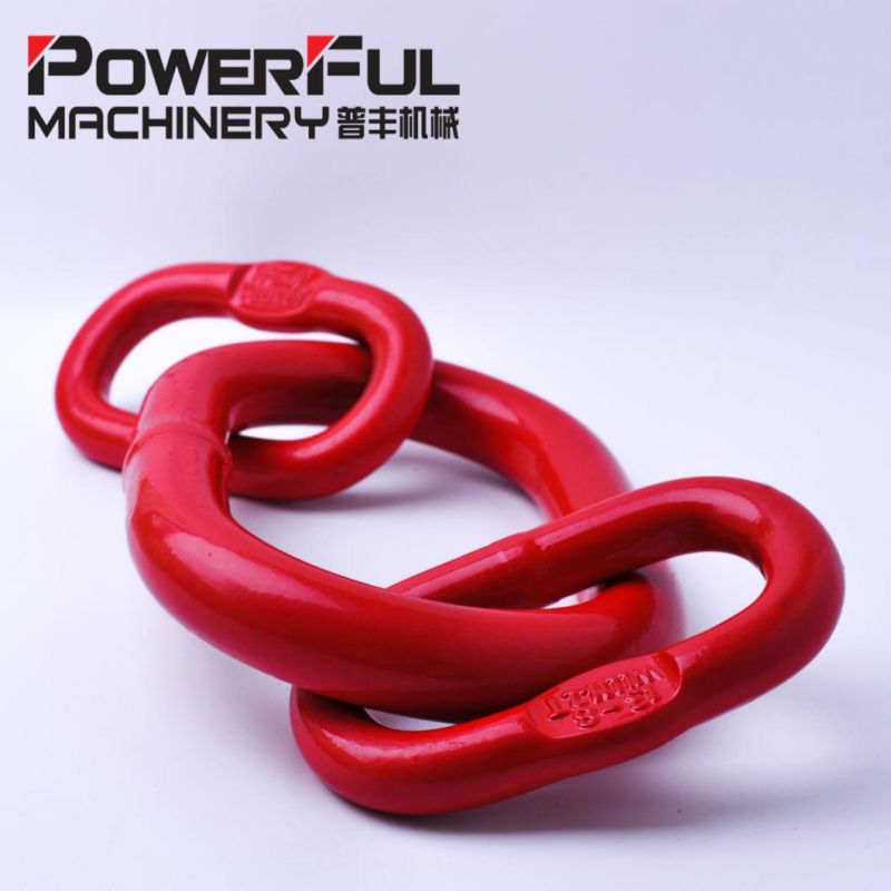 Professional Customized Rigging Hardware Powder Coated G80 Chain Lifting Master Link