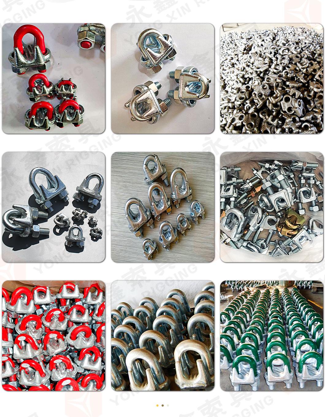 U. S. Type Drop Forged Galvanized Wire Rope Fitting Wire Rope Clip