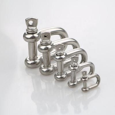 Hot Sale Stainless Steel Self Lock D Shackle