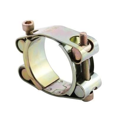 Robust High Torque Double Bolt Bands Hose Clamps with 30-40mm to All