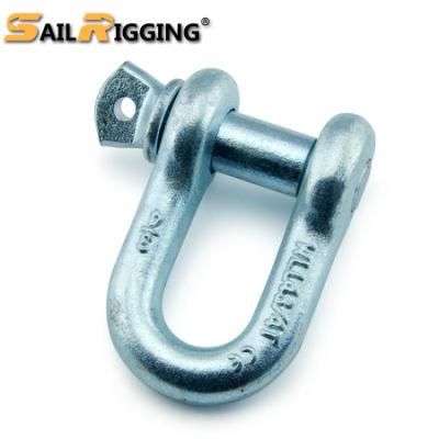 Rigging Galvanized Straight Pin D Shape Shackle