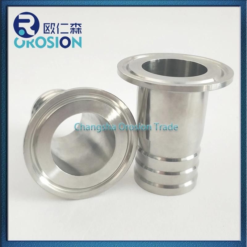 Stainless Steel Rubber Hose Adapter for Sanitary Grade
