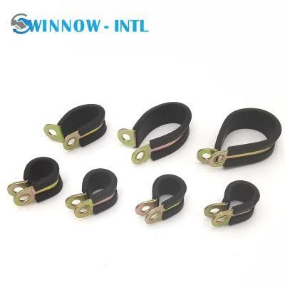 Rubber Lined Adjustable Cable Mounting Hose Pipe Clamps