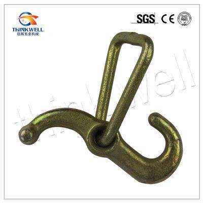 Hot Sale Forged Steel Galvanized J Hook with D Ring