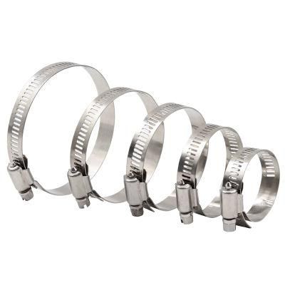 Adjustable W4 Stainless Steel Worm Drive American Type Gas Oil Hose Clamp