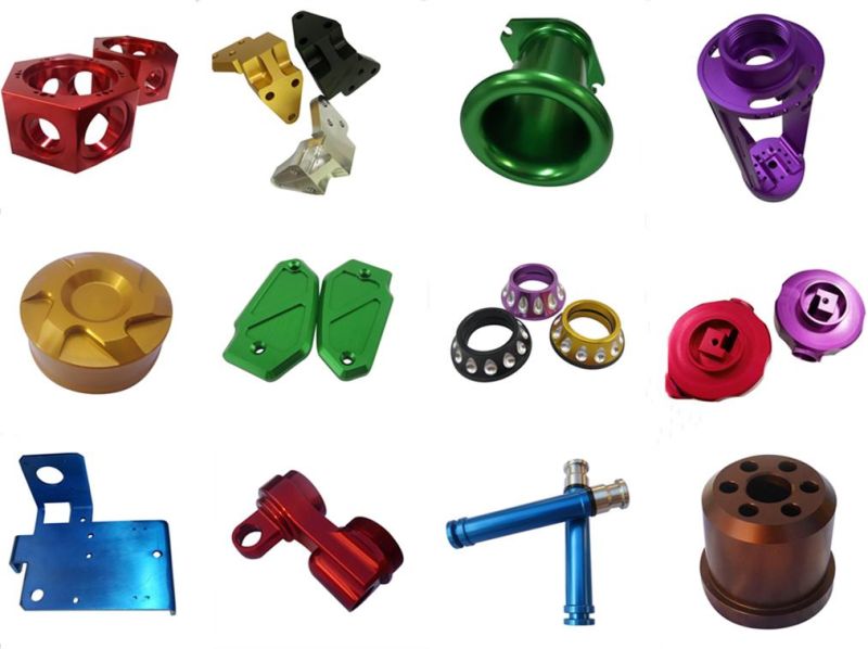 High Precision CNC Machining Part Rubber Holder Aluminum Anodized