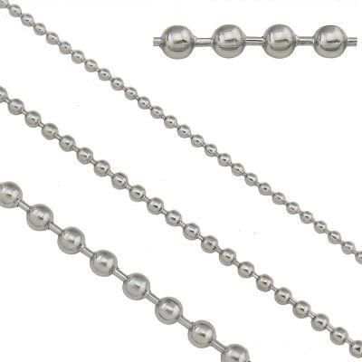 High Quality 2.4mm Stainless Steel Metal Bead Chain